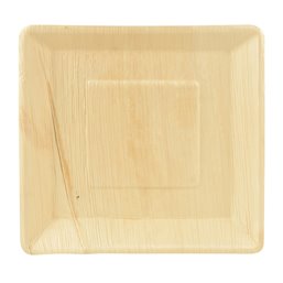 Plates made of Palmleaf "Pure" Rectangular 250 x 250 x 25mm - Horecavoordeel.com