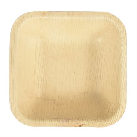 Trays made of Palm Leaf "Pure" Rectangular ml 100 x 100 x 30mm - Horecavoordeel.com