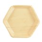 Plates made of Palmleaf "Pure" Hexagon 235 x 30mm - Horecavoordeel.com