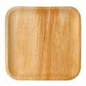 Plates made of Palmleaf "Pure" Rectangular 255 x 255 x 15mm - Horecavoordeel.com