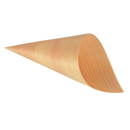 Amuse Cone made of Wood "Pure" Ø 6,5cm 12,5cm - Horecavoordeel.com