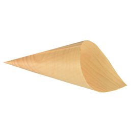 Amuse Cone made of Wood "Pure" Ø 9,5cm 18cm - Horecavoordeel.com