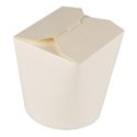 Pastaboxen Karton "Pure" 950ml Wit 110 x 105 x 93mm Horecavoordeel.com