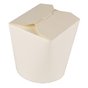 Pastaboxen Karton "Pure" 950ml Wit 110 x 105 x 93mm Horecavoordeel.com