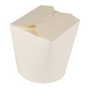 Pastaboxen Karton "Pure" 750ml Wit 100 x 100 x 85mm Horecavoordeel.com