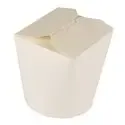 Pastaboxen Karton "Pure" 750ml Wit 100 x 100 x 85mm Horecavoordeel.com