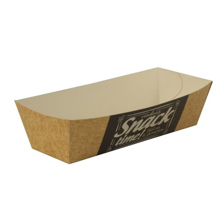 Snack Box A5 Cardboard "Good Food" 105 x 33 x 30mm - Horecavoordeel.com