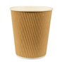 Drinkbekers 100ml "Pure" Karton "Ripple Wall" Ø 60 x 60mm Horecavoordeel.com