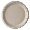 Plates made of Sugarcane "Pure" 1-compt. Ø 260 x 20mm Natural - Horecavoordeel.com