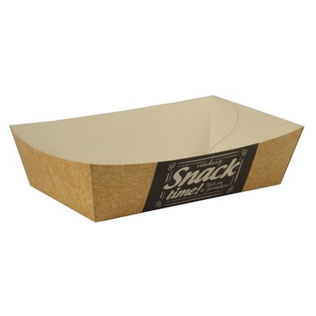 Snack Box A9 Cardboard "Good Food" 120 x 70 x 35mm - Horecavoordeel.com