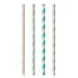 Paper Straws "Pure" Ø 6mm x 20cm Colour variables "Stripes" - Horecavoordeel.com