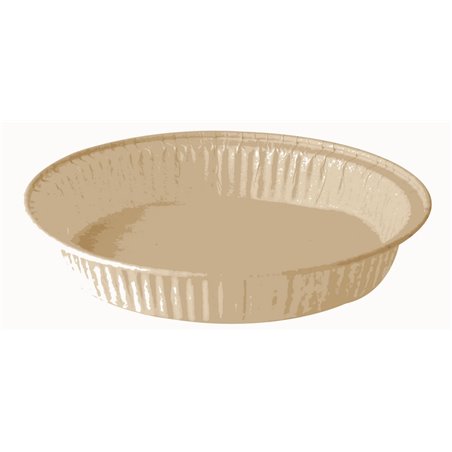 Baking Tins Parchment Paper "Pure" 220ml Ø 13,8cm x 2,1cm Brown - Horecavoordeel.com