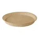 Baking Tins Parchment Paper "Pure" 600ml Ø 19,7cm x 2,7cm Brown - Horecavoordeel.com
