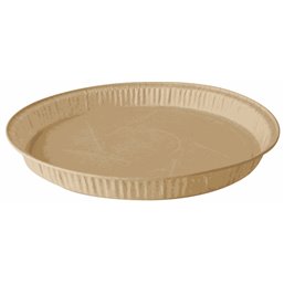 Baking Tins Parchment Paper "Pure" 835ml Ø 24,6cm x 2,3cm Brown - Horecavoordeel.com