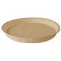 Baking Tins Parchment Paper "Pure" 835ml Ø 24,6cm x 2,3cm Brown - Horecavoordeel.com