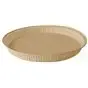 Baking Tins Parchment Paper "Pure" 835ml Ø 24,6cm x 2,3cm Brown - Horecavoordeel.com
