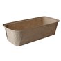 Baking Tins Parchment Paper "Pure" Rectangular 1033ml 6,1cm x 10,8cm x 23cm Brown - Horecavoordeel.com