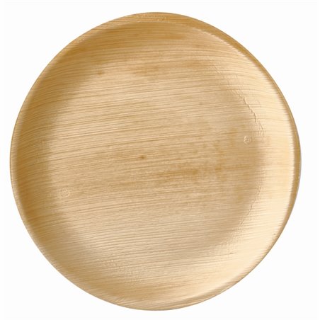 Plates made of Palmleaf "Pure" Round Ø 250 x 20mm - Horecavoordeel.com