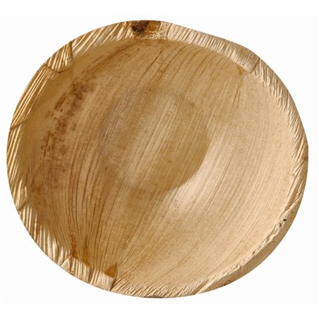 Palm Leaf Trays "Pure" Round 425ml Ø 15 x 6,5cm - Horecavoordeel.com