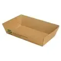 Snack Box A9 Cardboard "100% FAIR" 120 x 70 x 35mm - Horecavoordeel.com