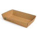 Snack Box A14 Cardboard "100% FAIR" 155 x 85 x 35mm - Horecavoordeel.com