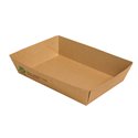 Snack Box A50 Cardboard "100% FAIR" 160 x 110 x 40mm - Horecavoordeel.com