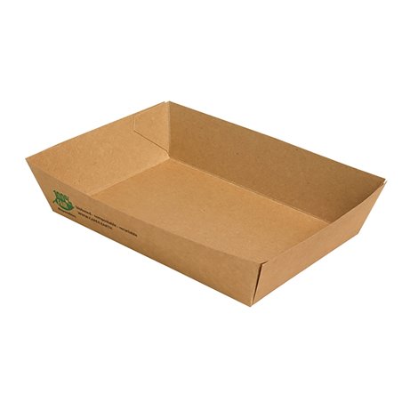 Snack Box A50 Cardboard "100% FAIR" 160 x 110 x 40mm - Horecavoordeel.com