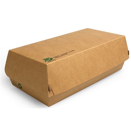 Snack - Bread box "100% FAIR" 220 x 107 x 75mm - Horecavoordeel.com