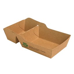 Snack Box A7+1 (A23) Cardboard "100% FAIR" 70 x 90 x 35mm - Horecavoordeel.com