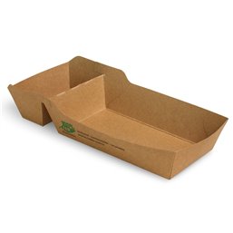 Snack Box A9+1 (A22) Cardboard "100% FAIR" 120 x 70 x 35mm - Horecavoordeel.com