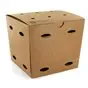 Fries boxes Medium "100% FAIR" 145 x 145 x 140mm - Horecavoordeel.com