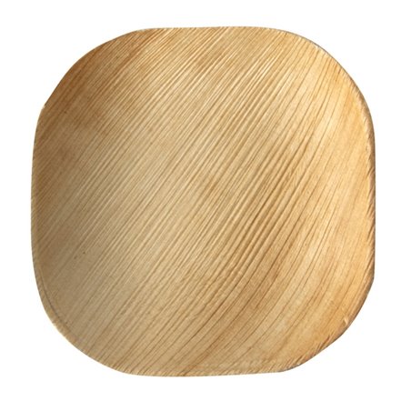 Plates made of Palmleaf "Pure" Rectangular 100 x 100 x 15mm - Horecavoordeel.com