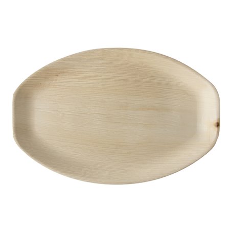 Serving Trays made of Palm Leaf "Pure" Oval 37cm x 25cm x 3cm - Horecavoordeel.com