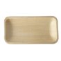 Serving Trays made of Palm Leaf "Pure" Rectangular 24cm x 16,5cm x 2cm - Horecavoordeel.com