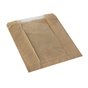 Broodzak met PLA venster "Pure" Bruin 215 x 180 x 60mm Horecavoordeel.com