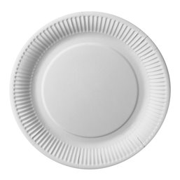 Cardboard Plates "Pure" Round Ø 260mm White - Horecavoordeel.com