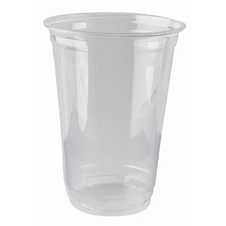 Drinkbekers 400ml "Pure" PLA Glashelder "voor Koude Dranken" Ø 95 x 127mm Horecavoordeel.com