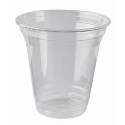 Drinkbekers 200ml "Pure" PLA Glashelder "voor Koude Dranken" Ø 95 x 95,9mm Horecavoordeel.com