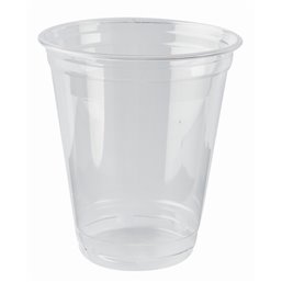 Drinkbekers 300ml "Pure" PLA Glashelder "voor Koude Dranken" Ø 95 x 106,8mm Horecavoordeel.com