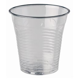 Drinkbekers 150ml "Pure" PLA Glashelder "voor Koude Dranken" Ø 70,8 x 72,9mm Horecavoordeel.com