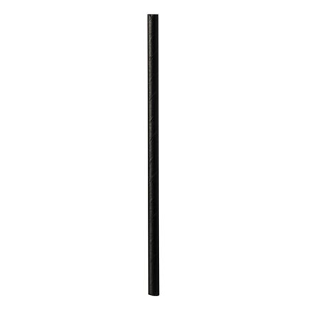 Cocktail Paper Straws "Pure" Ø 7mm x 15cm Black - Horecavoordeel.com