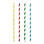 Milkshake Paper Straws "Pure" Ø 8mm x 21cm Colour variables "Stripes" - Horecavoordeel.com