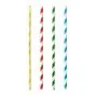 Milkshake Paper Straws "Pure" Ø 8mm x 21cm Colour variables "Stripes" - Horecavoordeel.com