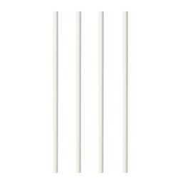 Paper Straws "Pure" Ø 6mm x 20cm White - Horecavoordeel.com