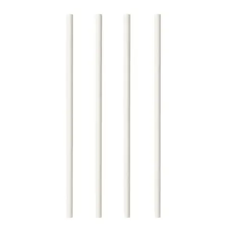 Paper Straws "Pure" Ø 6mm x 20cm White - Horecavoordeel.com