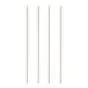 Paper Straws "Pure" Ø 6mm x 20cm White - Horecavoordeel.com