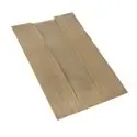 Broodzak met PLA venster "Pure" Bruin 300 x 160 x 60mm Horecavoordeel.com
