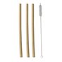 Drink Straws Bamboo "Pure" Ø 10mm x 23cm cleaningbrush included - Horecavoordeel.com