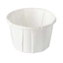 Sauce Cups Paper "Pure" Round 35ml Ø 40 x 31mm White - Horecavoordeel.com