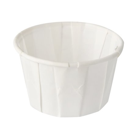 Sauce Cups Paper "Pure" Round 60ml Ø 54 x 36mm White - Horecavoordeel.com